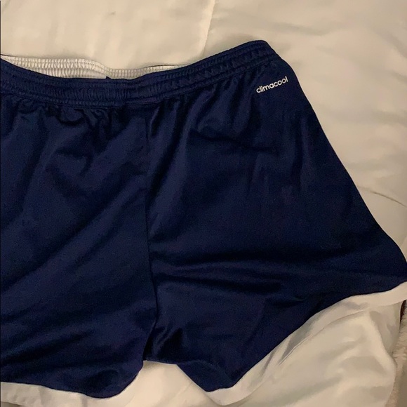 Navy adidas shorts - Picture 5 of 6